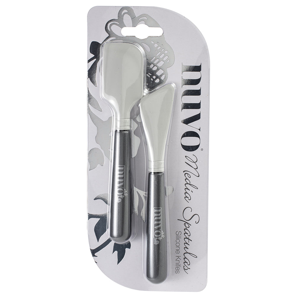 Nuvo Media Spatulas – Silicone Knives 2 Pack