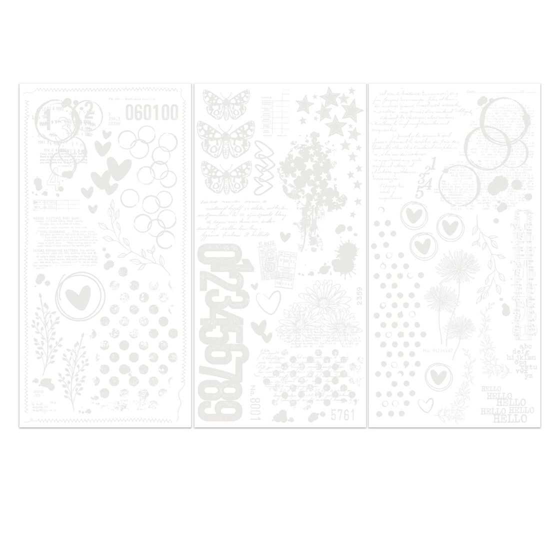 49 And Market Rub-On Transfer Set - Irresistible Curiosities by Vicki Boutin