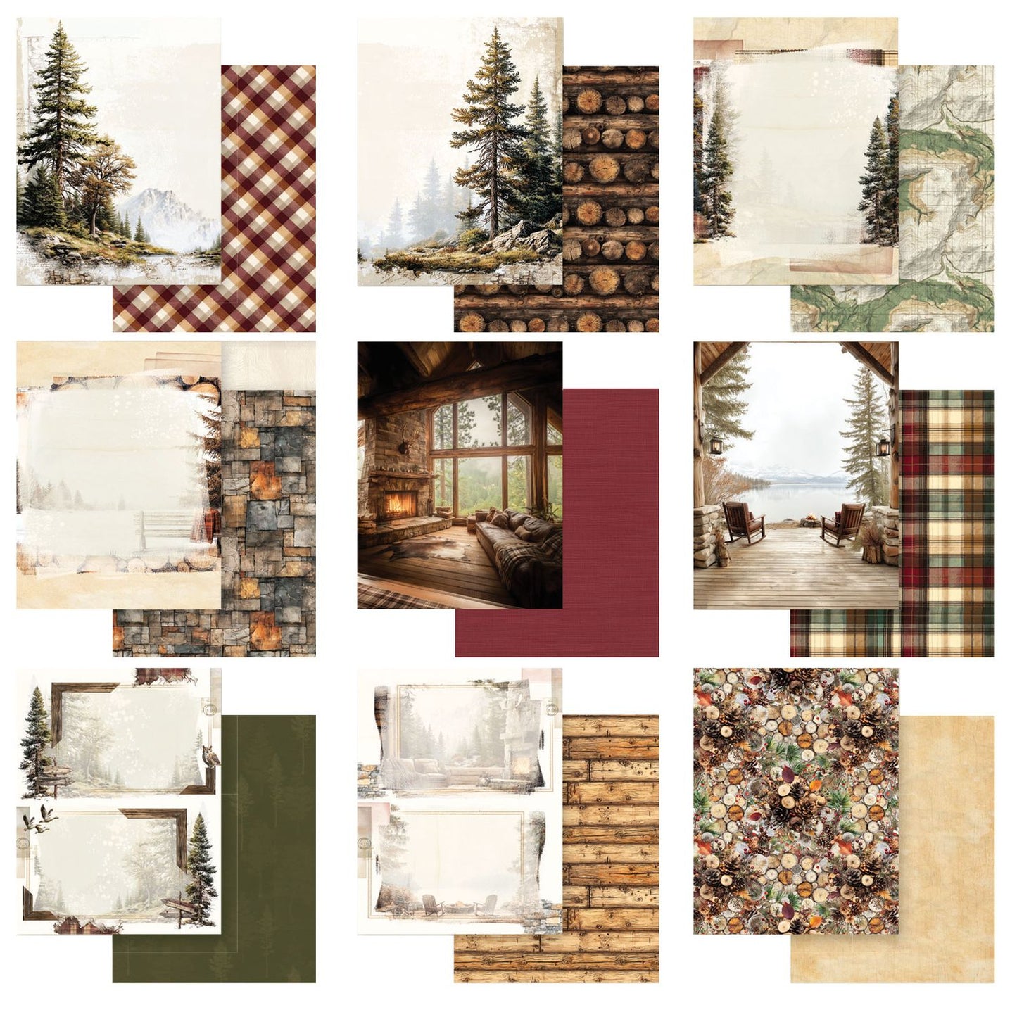 Timber & Tweed 6x8 Collection Paper Pack by Dennis Bruton