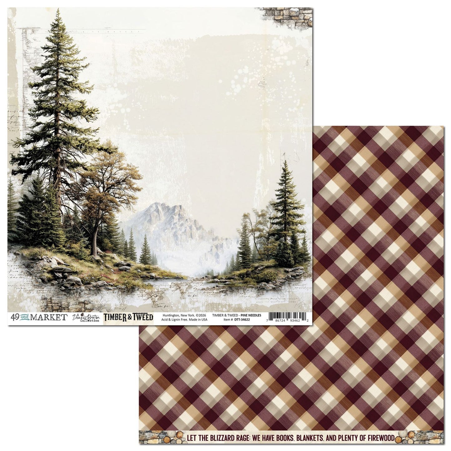 Timber & Tweed 12x12 Collection Pack by Dennis Bruton