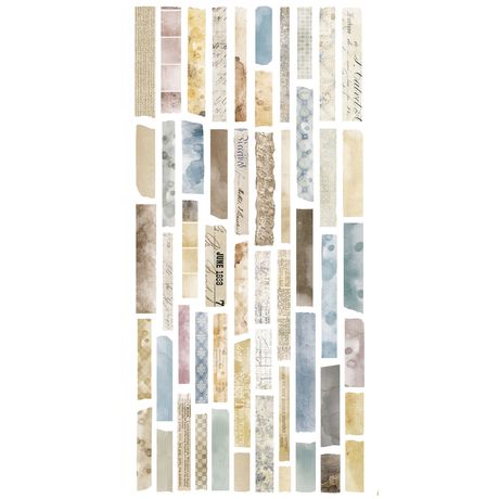 Faded Memory Lane Cello Stickers by Nuneka and Art House Whimsy