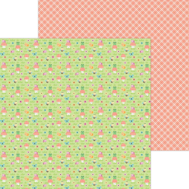Doodlebug Double-Sided Paper Pack 12"X12" - Butterfly Kisses