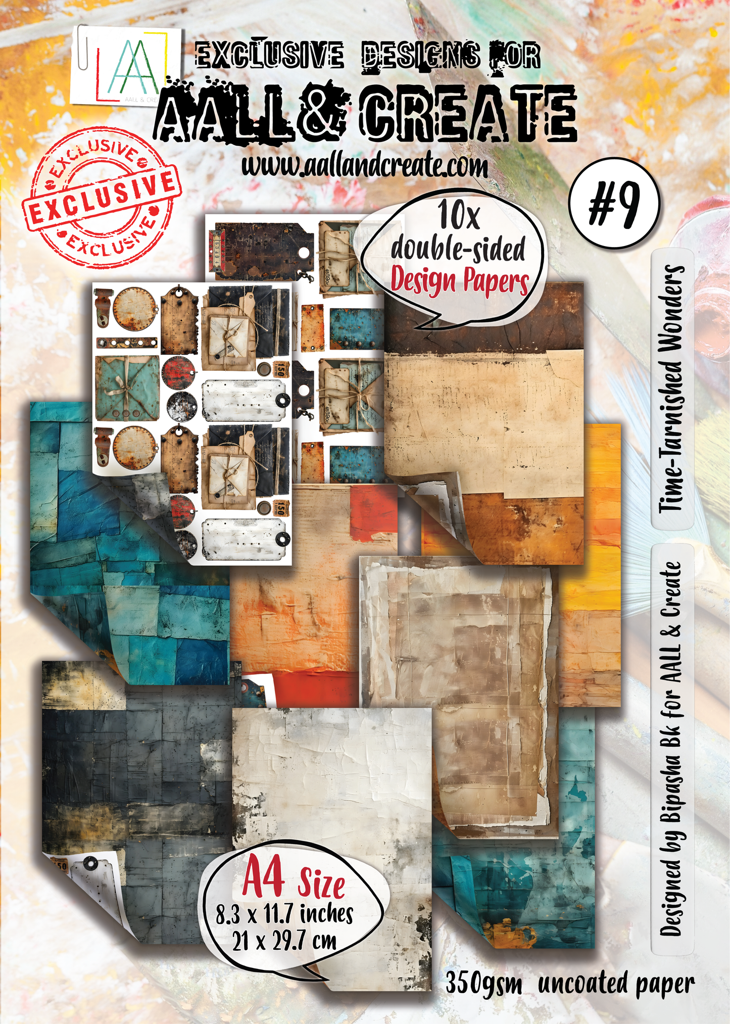 A4 Paper Pack #9 Time-Tarnished Wonders