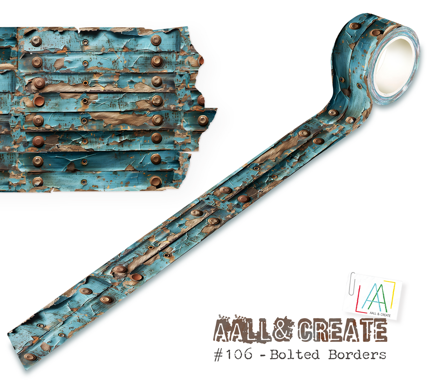 Washi Tape - #106 Bolted Borders