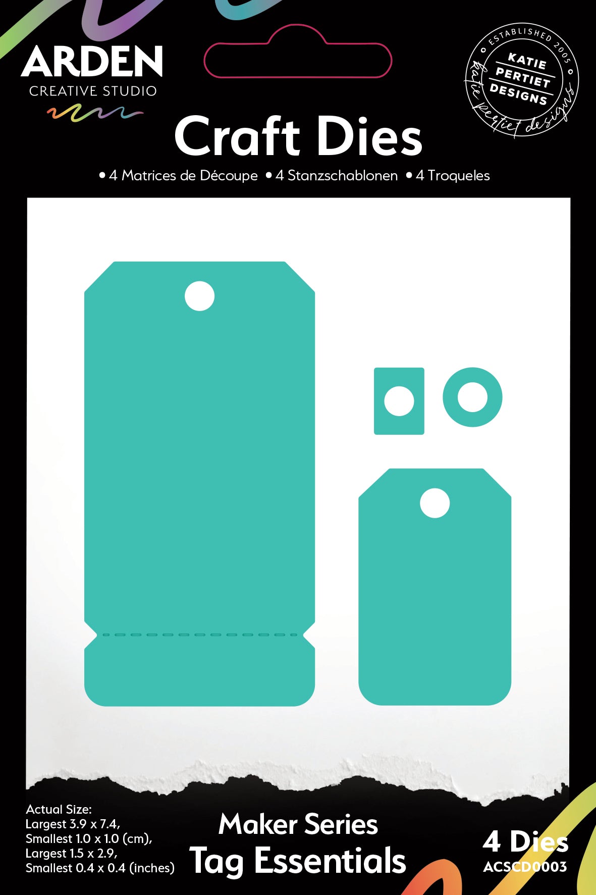 Arden Creative Studio Hidden Creek Craft Dies-Tag Essentials