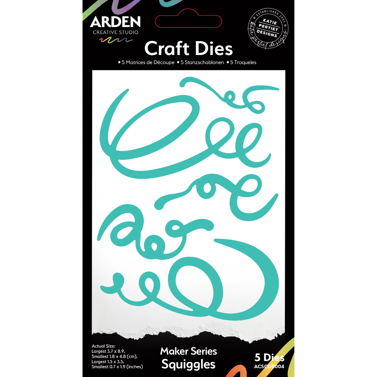 Arden Creative Studio Maker Series Squiggles - Craft Die Set