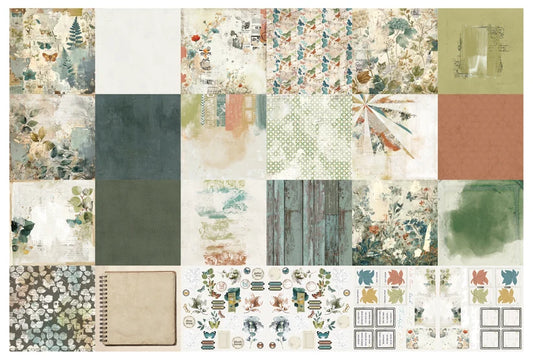 Amber Ledgers Paper Pad 12X12 - Designed by Katie Pertiet Designs