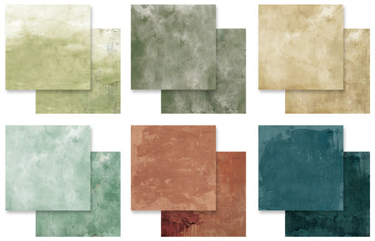 Amber Ledgers Basics Paper Pad 12X12 - Designed by Katie Pertiet Designs