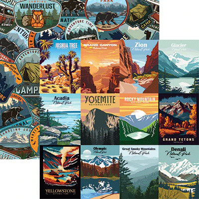 Around The World Collection 12"X12"