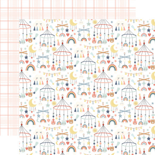 Baby On Board Girl Collection Paper Pack 12"X12"