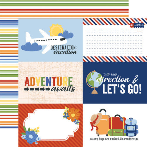 Born To Travel Collection Paper Pack 12"X12"