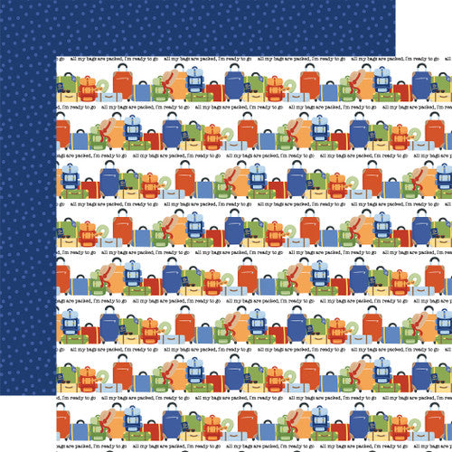 Born To Travel Collection Paper Pack 12"X12"