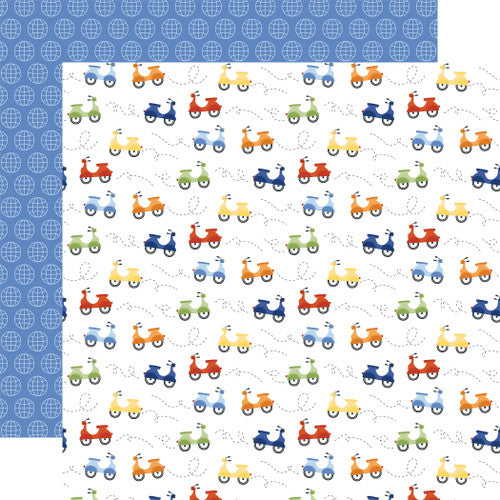 Born To Travel Collection Paper Pack 12"X12"