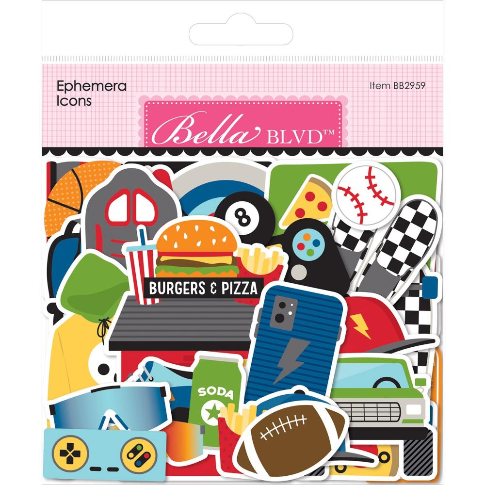 Bella Blvd Cardstock Ephemera Icon - Carson BB2959