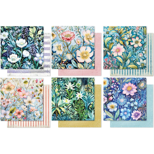 Botanical Blooms 12x12 Paper Collection