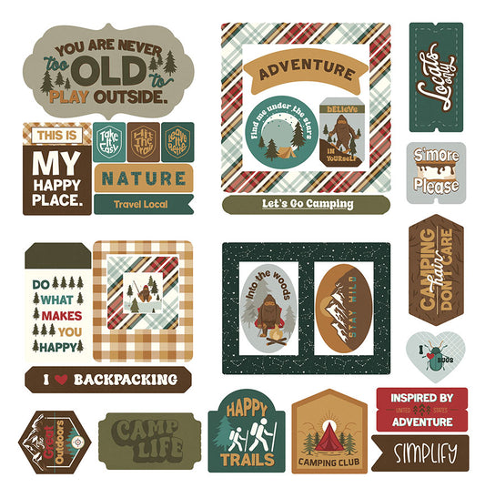 Camp Legend - Cardstock Ephemera