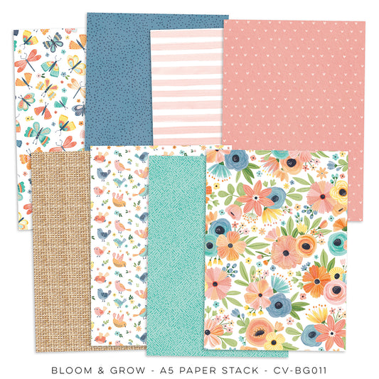 Cocoa Vanilla - Bloom & Grow A5 Paper Stack
