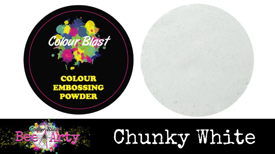 Bee Arty Embossing Powder Chunky White