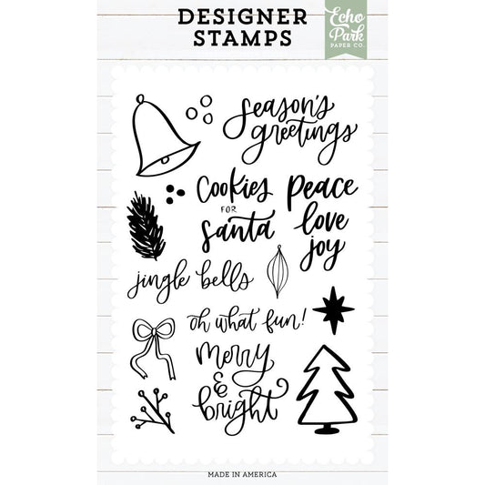 Echo Park Designer Stamp Sets - Oh What Fun Christmas