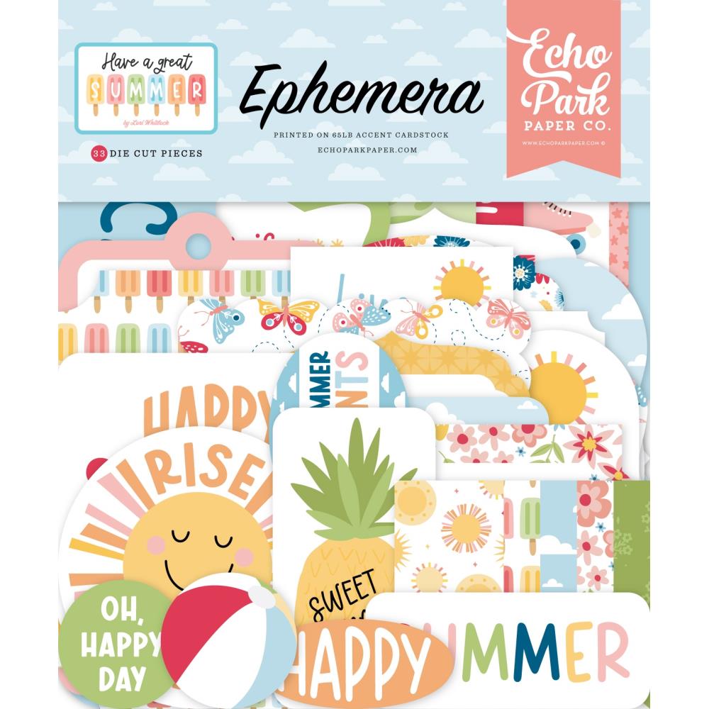 Echo Park Paper Have A Great Summer Ephemera