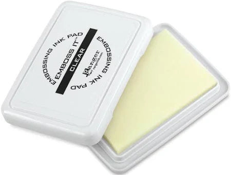 Emboss It Ink Pad Clear Ranger Mixed Media Open