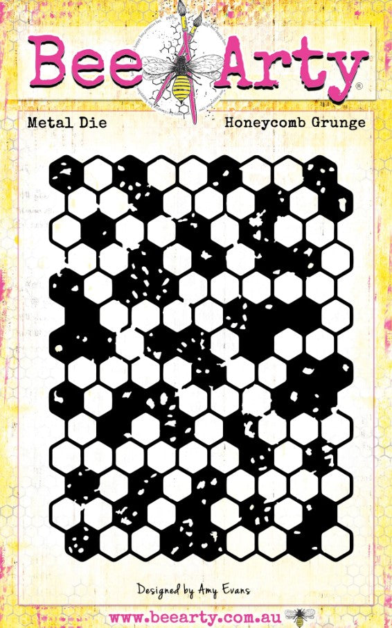 Bee Arty - Daisy Daze - Honeycomb Grunge - Metal Die