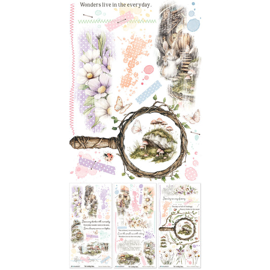 The Looking Glass Blendable Rub-On Transfer Set by Joanne Bain