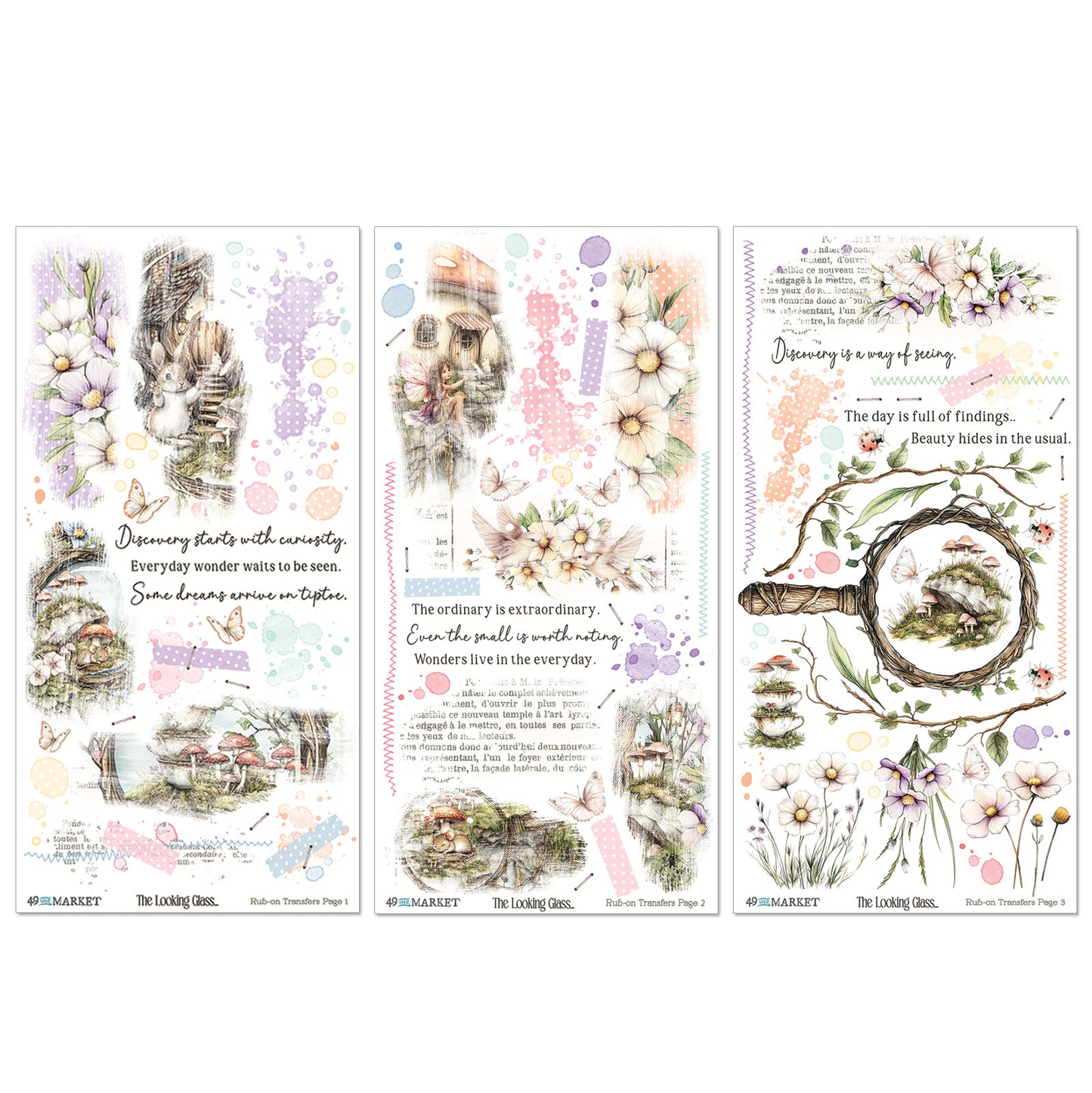 The Looking Glass Blendable Rub-On Transfer Set by Joanne Bain