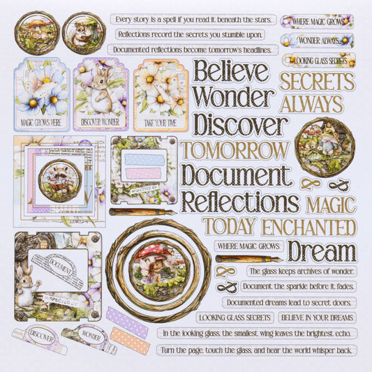 The Looking Glass Chipboard Set by Joanne Bain