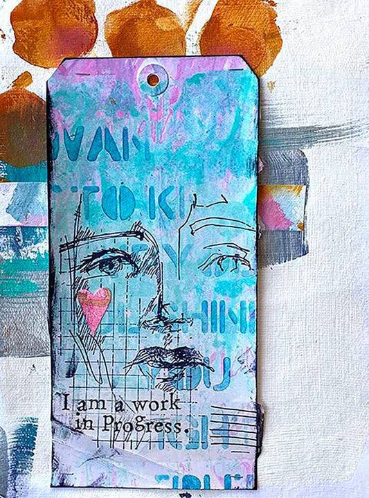 Dina Wakley Media Stencils Soul Shines