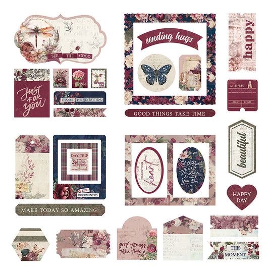 Midnight Garden - Cardstock Ephemera