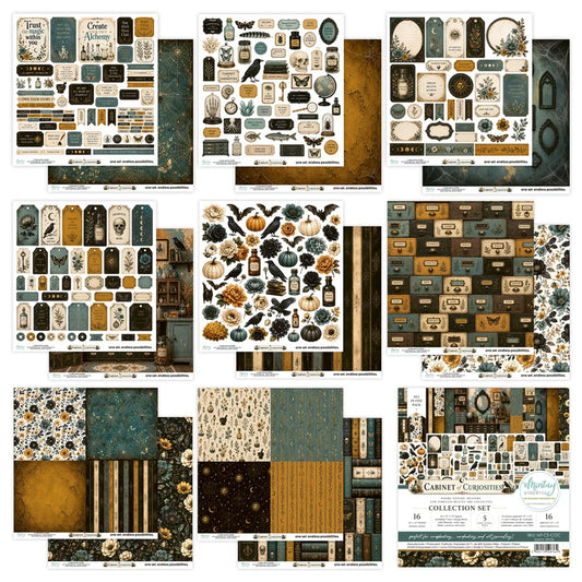 Mintay Papers – Cabinet of Curiosities 12" x 12" Collection Set