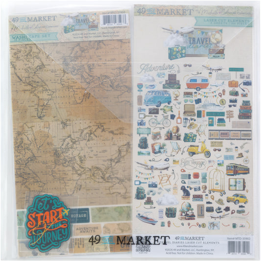 Travel Diaries 12x12 Collection Bundle by Michelle Coleman
