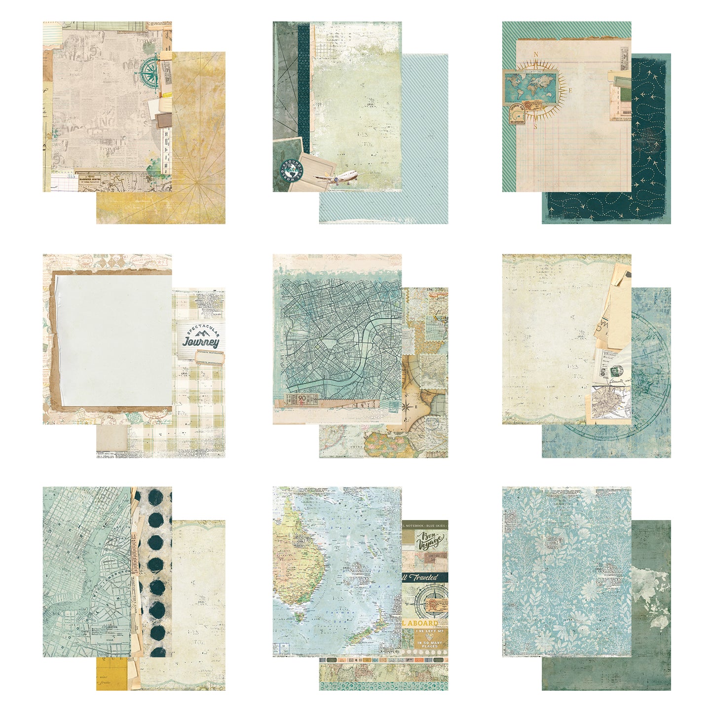 Travel Diaries 6x8" Collection Pack by Michelle Coleman