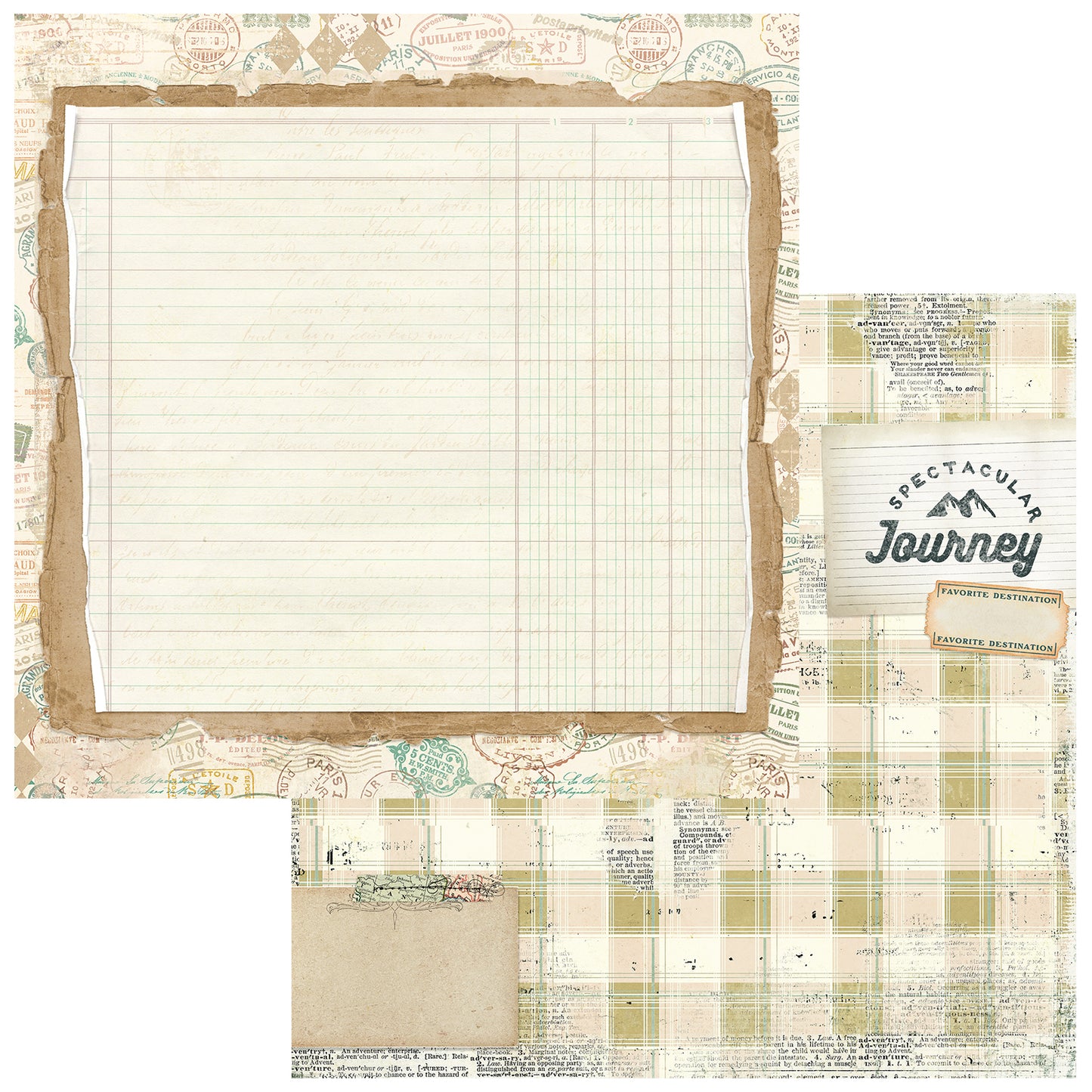 Travel Diaries 12x12 Collection Pack by Michelle Coleman
