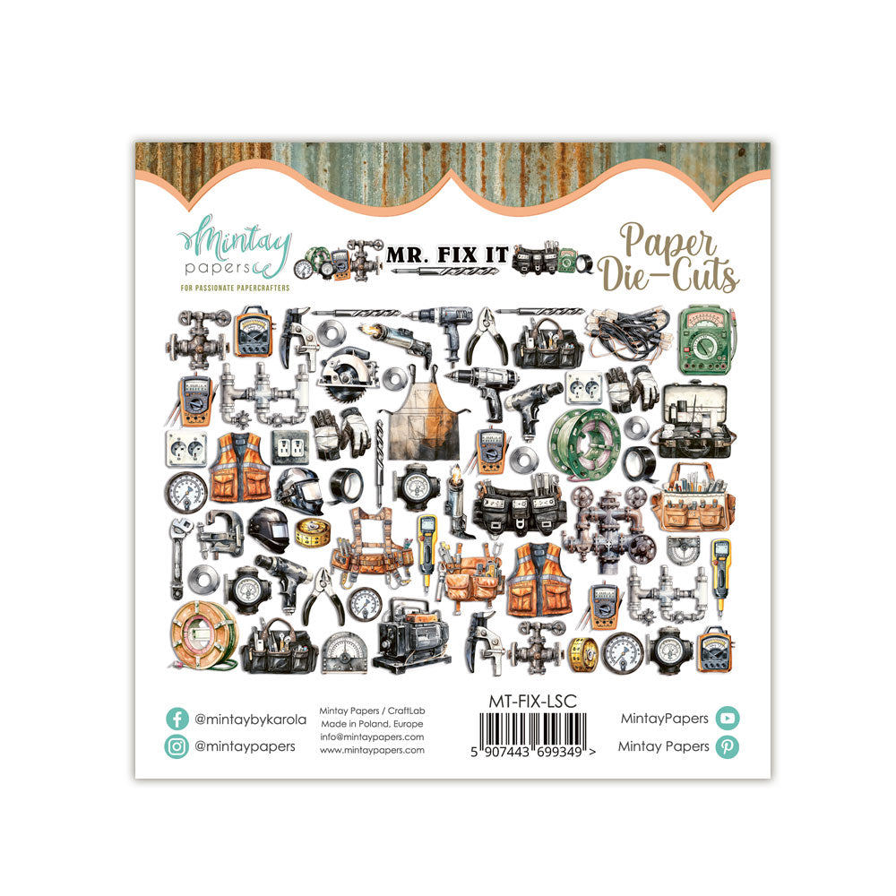 Mintay Die Cuts - Mr. Fix It designs