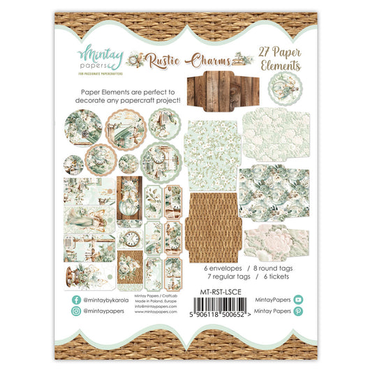 Mintay Elements - Rustic Charms back