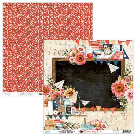 Mintay Papers - School Days - 12"x12" Scrapbooking Pack