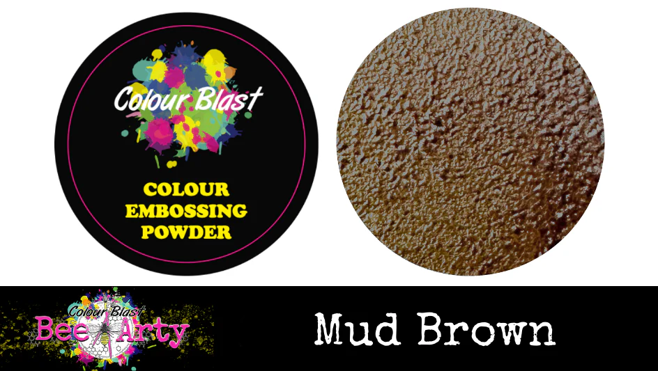 Bee Arty Embossing Powder Mud Brown