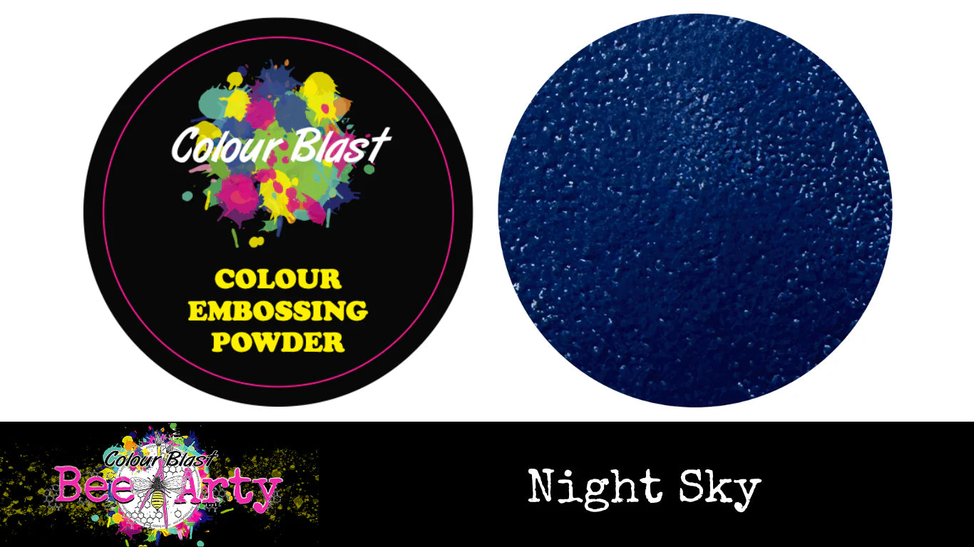 Bee Arty Embossing Powder Night Sky