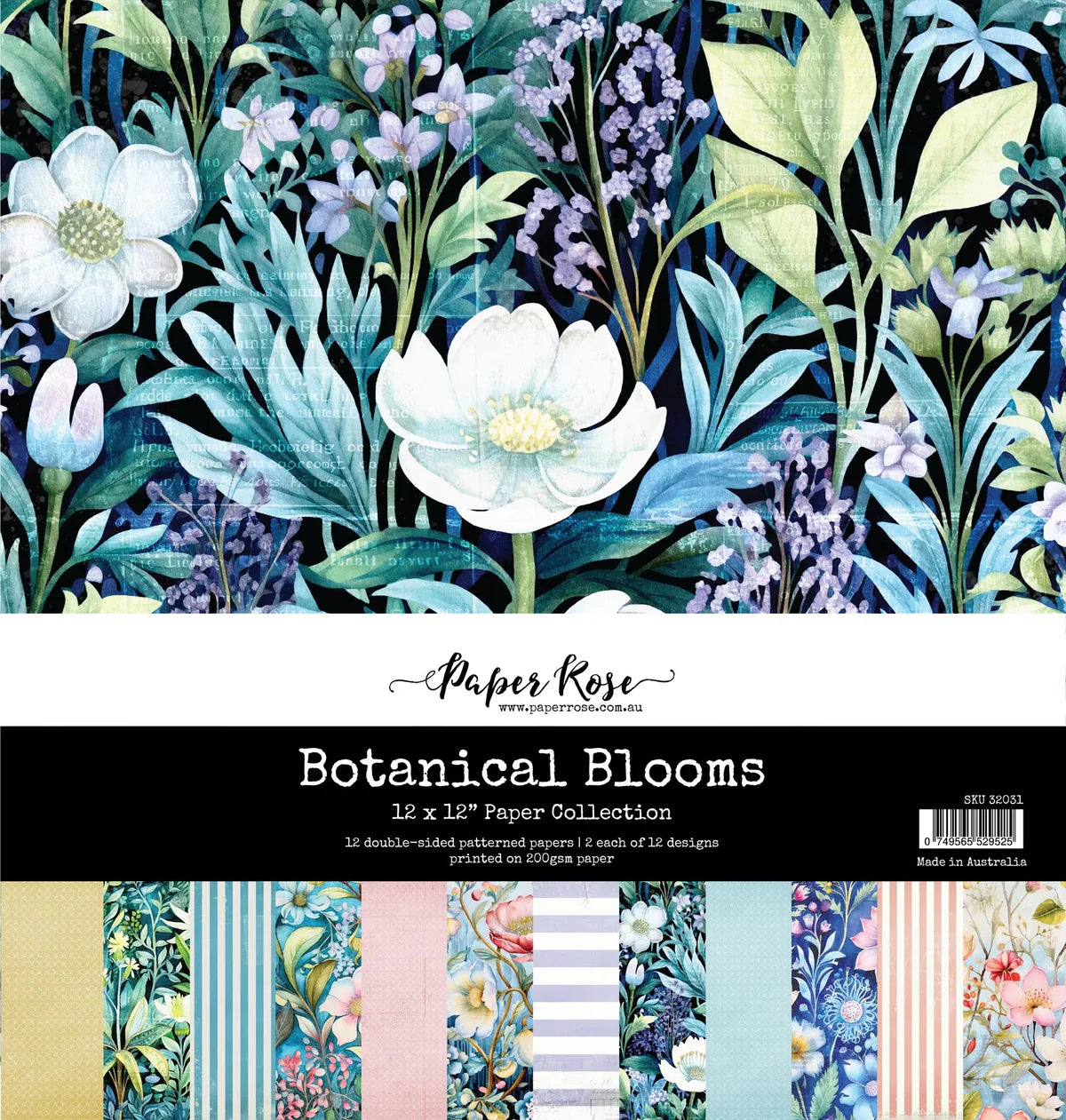 Botanical Blooms 12x12 Paper Collection