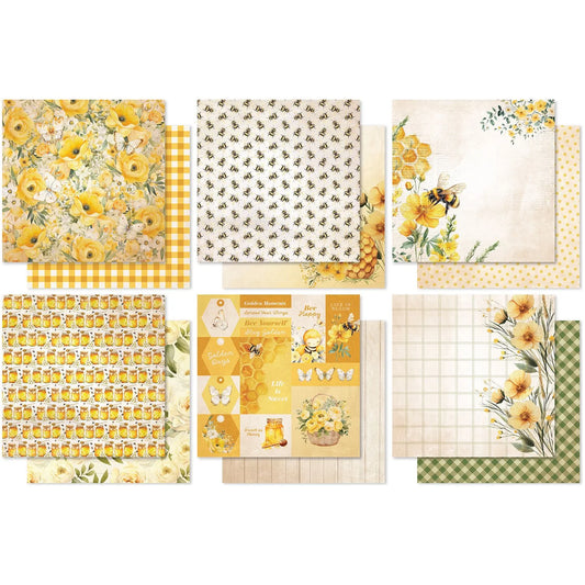 Bees & Butterflies Basics 12x12 Paper Collection