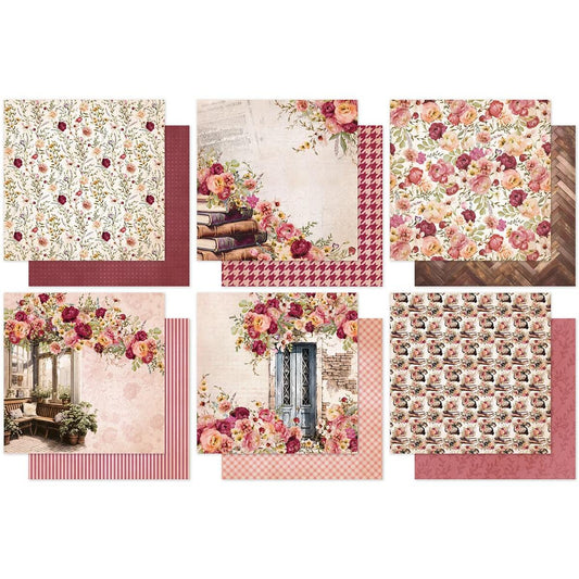 Vintage Rose 12x12 Paper Collection