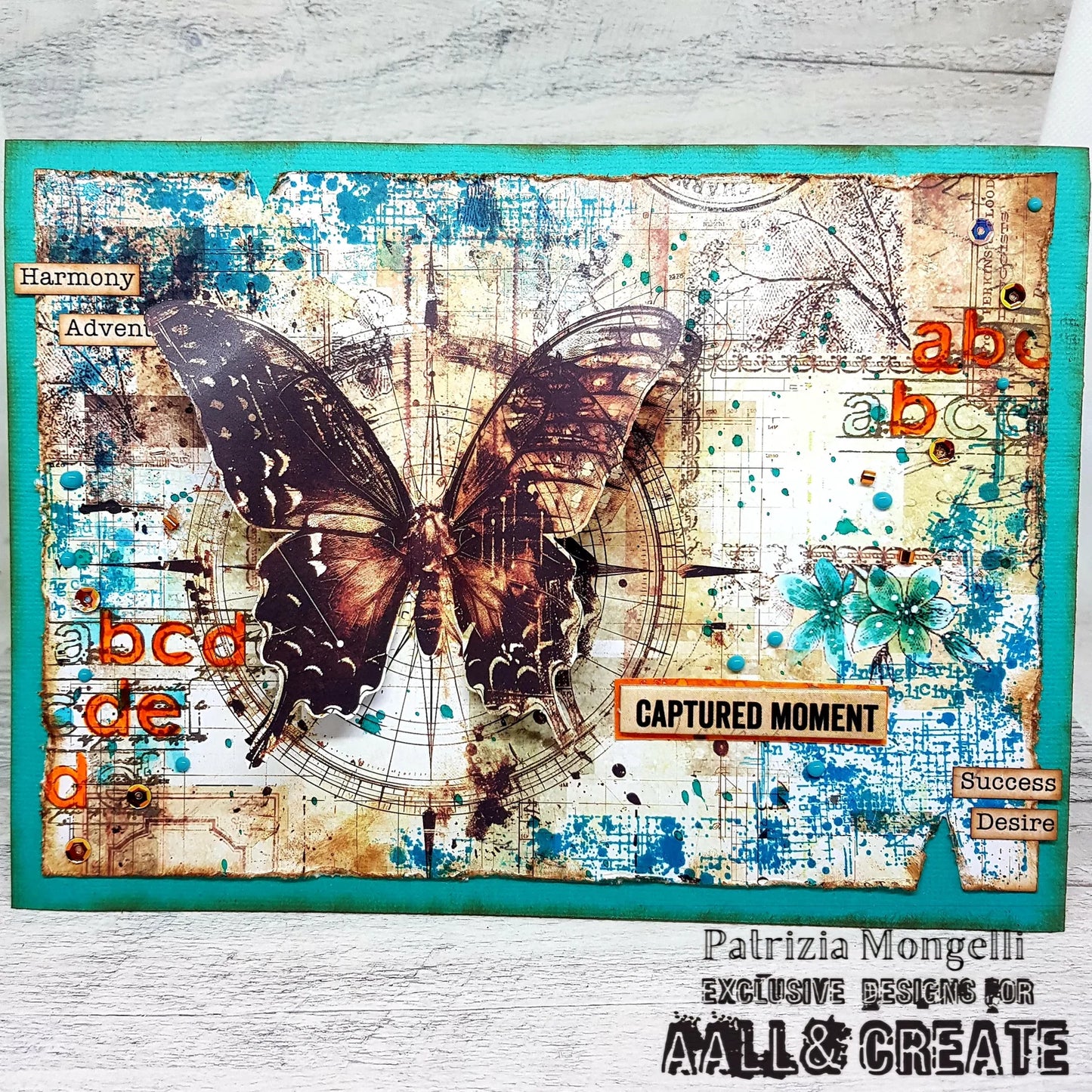 A5 Design Paper - #12 Wanderlust Whispers