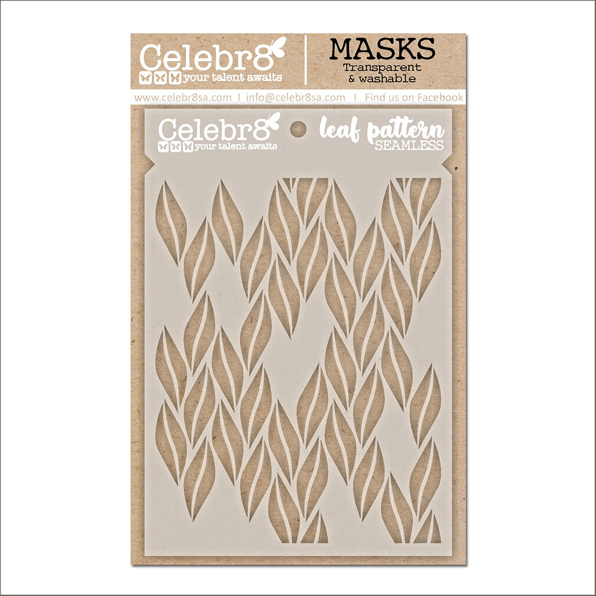 Celebr8 - Memory Lane - Leaf Pattern Stencil