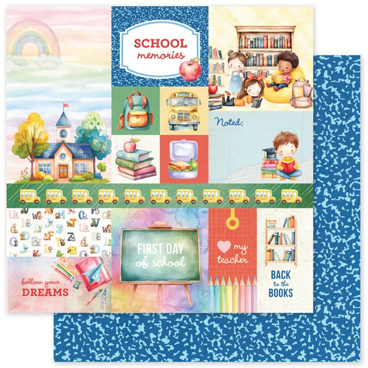 School Days 12x12 Paper Collection