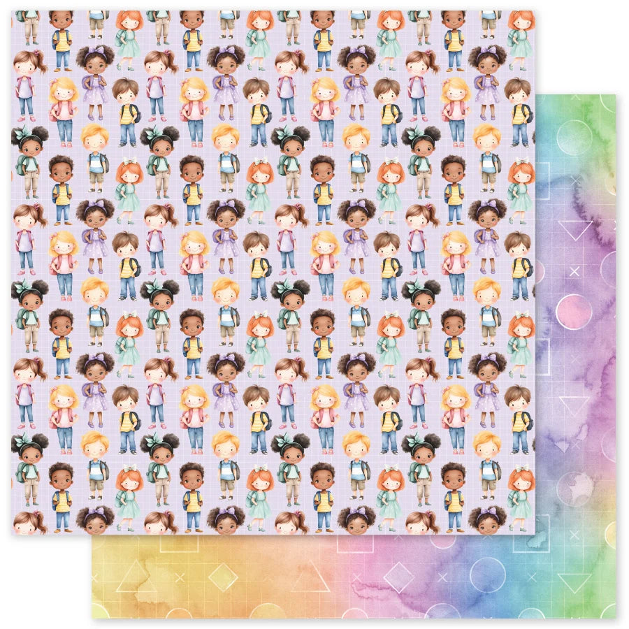School Days Basics 12x12 Paper Collection