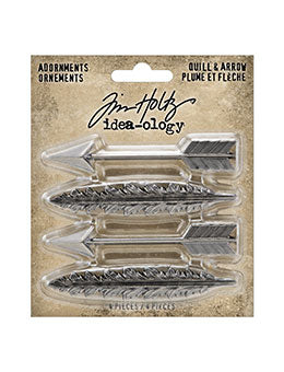 Tim Holtz Idea-ology Adornments Quill & Arrow