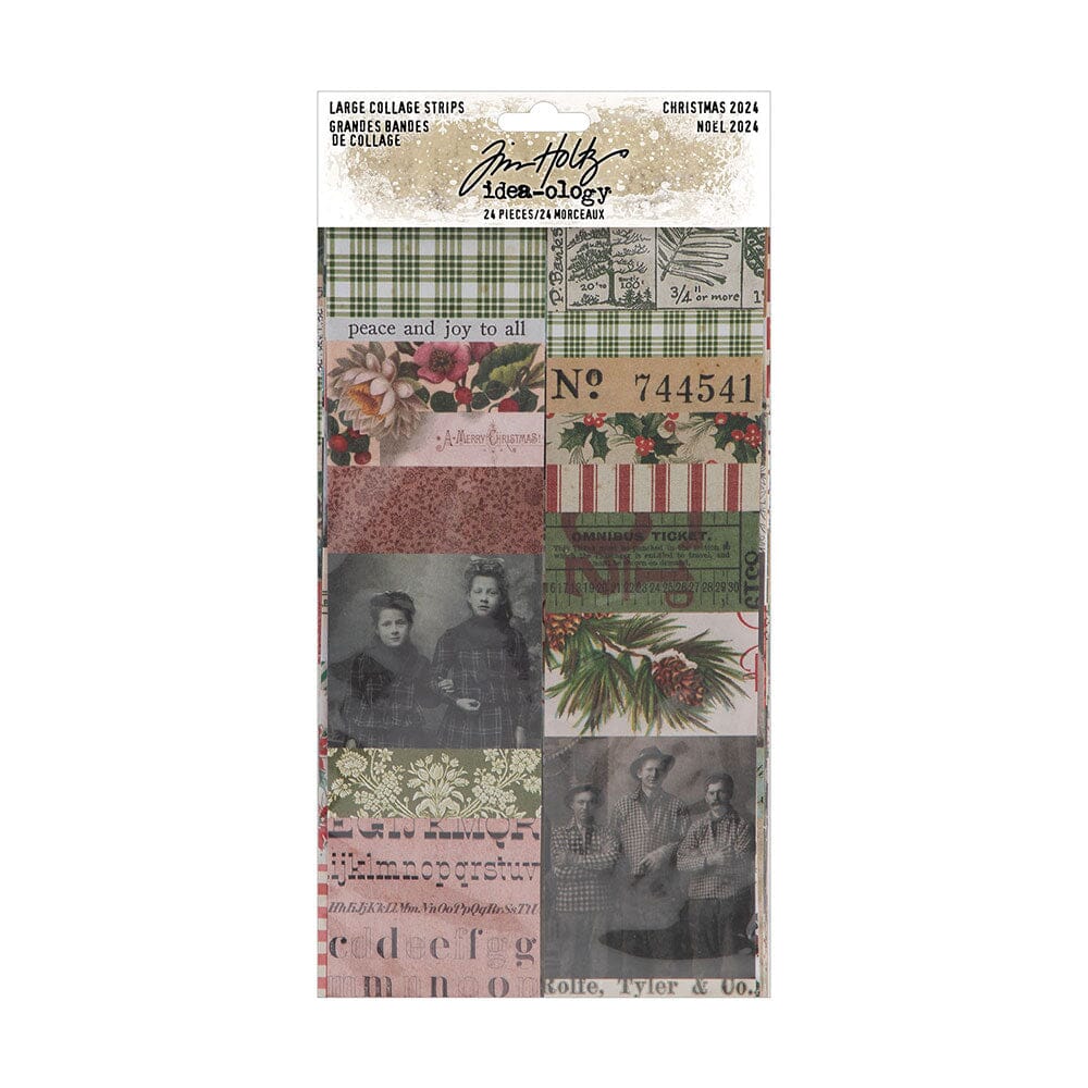 Tim Holtz Idea-ology Christmas Large Collage Strips