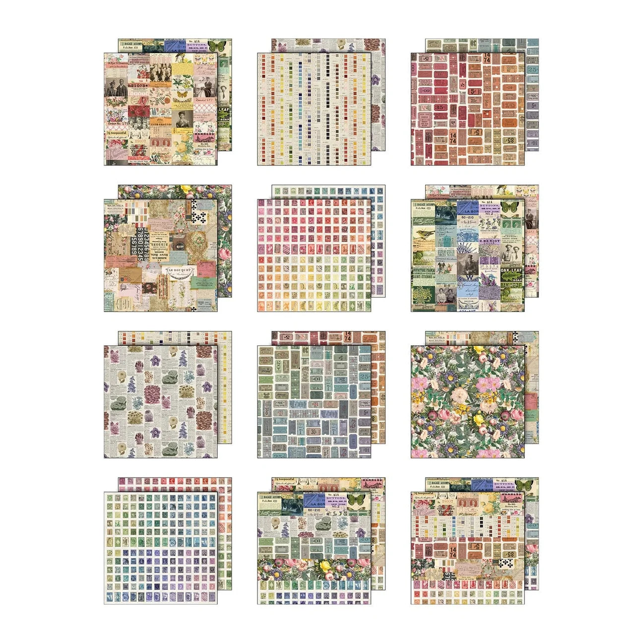 Idea-ology Double-Sided Cardstock 12"X12" - Palette Collection: Multi